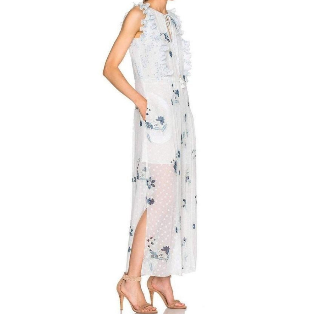 See by Chloe floral georgette maxi dress